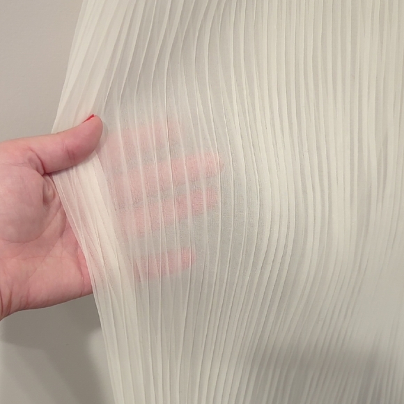 Vintage Slip Dress Sheer White Nightgown size Medium Fairy Lace Ethereal - Picture 3 of 8